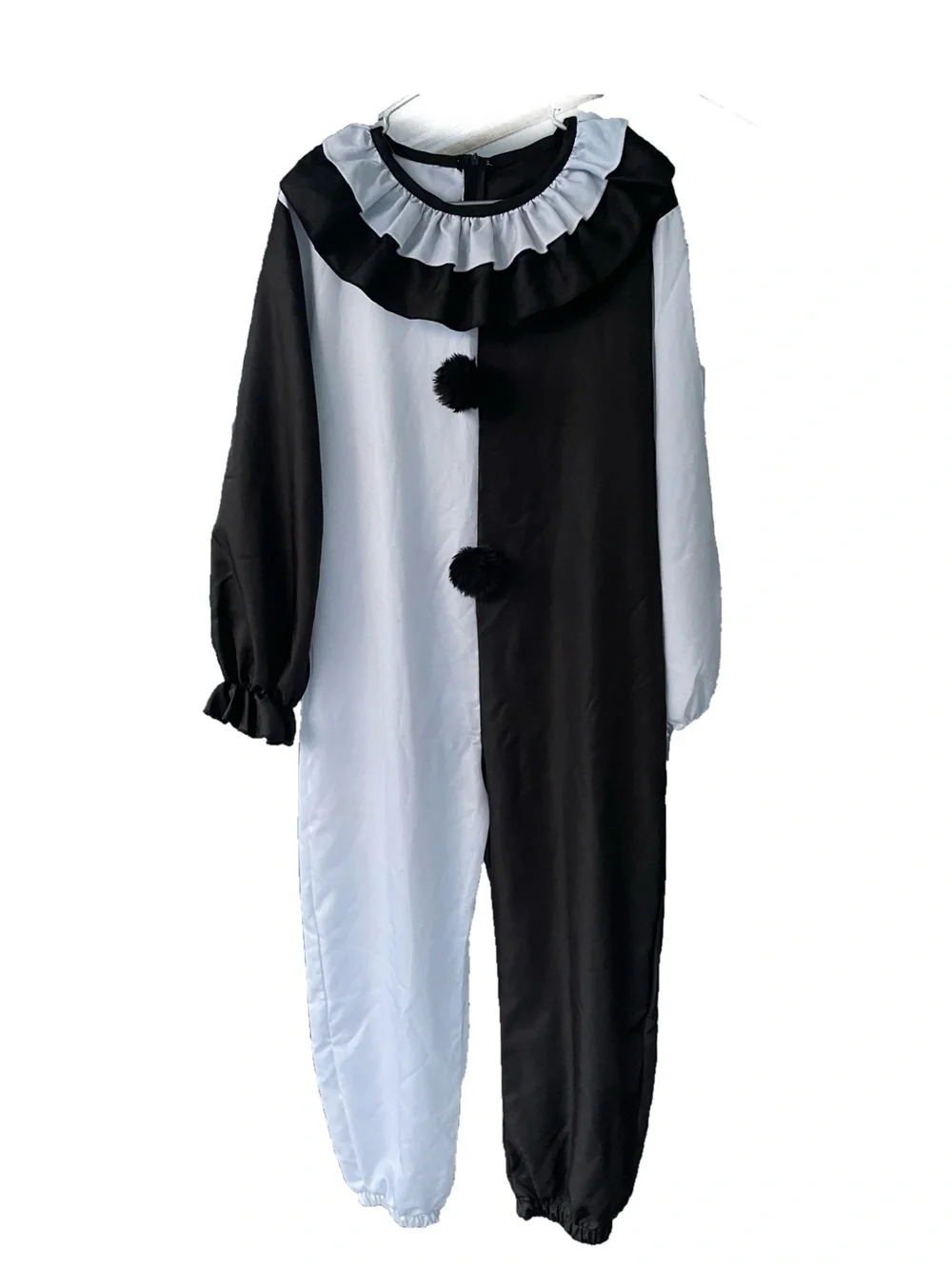 Art the Clown Kids Black & White Two-Tone One-Piece Costume